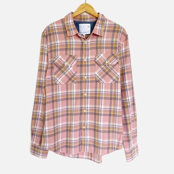 NWT Joe's Jeans The Shirt Plaid Brushed Flannel Unisex Shirt Large - Picture 4 of 10